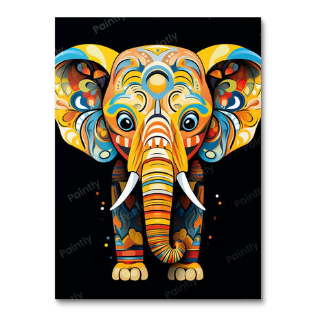 Elephant Euphoria (Diamond Painting) Diamond Painting kit