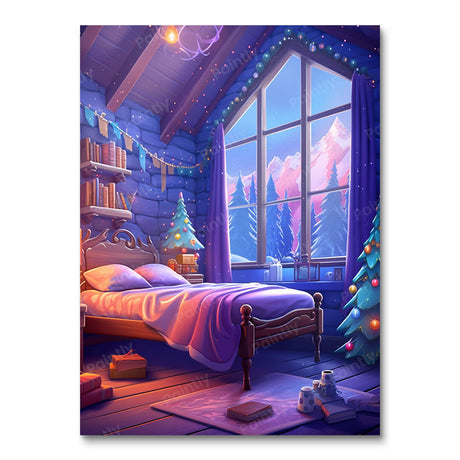 Enchanted Winter Room People Paint by Numbers kit