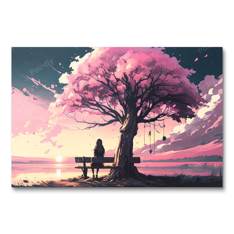 Blossoms and Reflections II (Diamond Painting) Diamond Painting kit