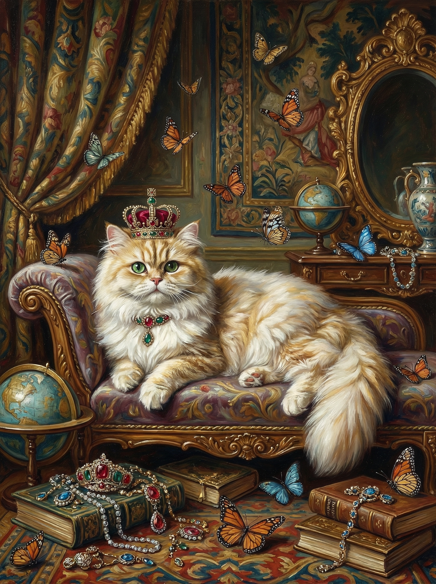 Regal Whiskers Court (Diamond Painting) Diamond Painting kit