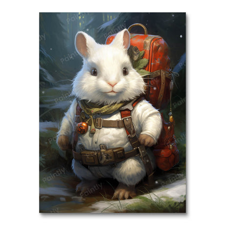 Backpack Gnome People Paint by Numbers kit
