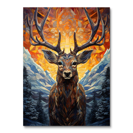Reindeer Gaze People Paint by Numbers kit