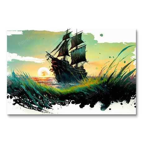 Sails of Yore (Diamond Painting) Diamond Painting kit