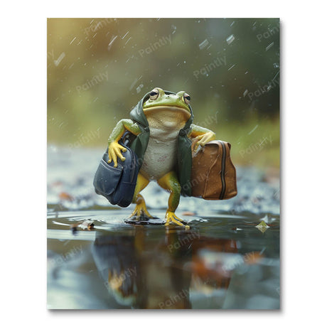 Frog Can't Catch a Break (Diamond Painting) Diamond Painting kit