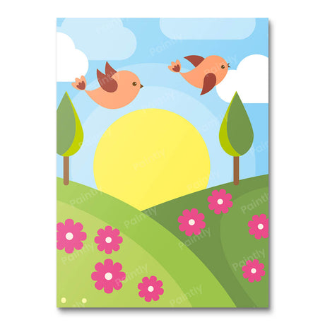 A Lovely Day Paint by Numbers kit