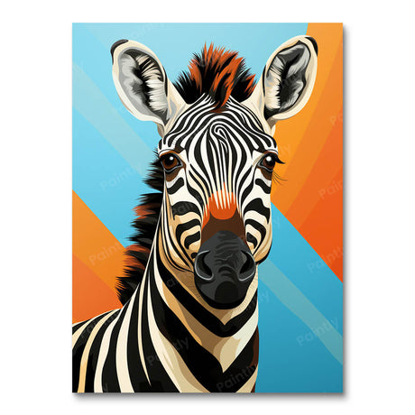 Vibrant Zeb (Diamond Painting) Diamond Painting kit