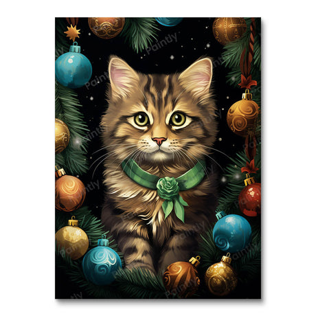 Mosaic Meow People Paint by Numbers kit