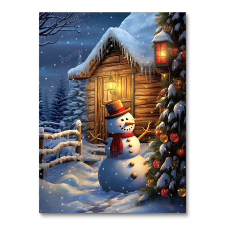 Winter Whimsy People Paint by Numbers kit