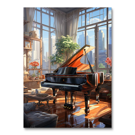 Piano Panorama (Diamond Painting) Diamond Painting kit