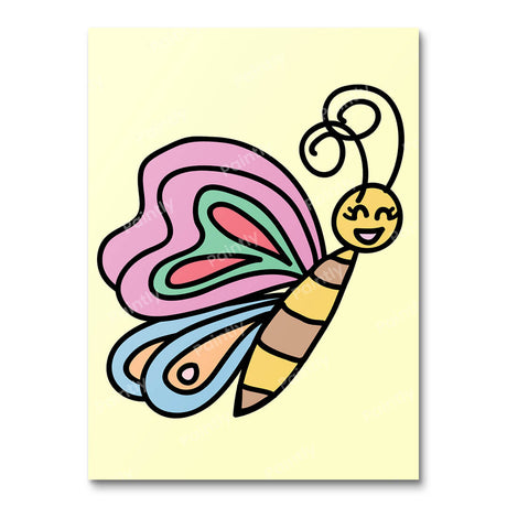 Flutterby Paint by Numbers kit