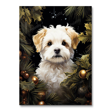 Puppy Mosaic People Paint by Numbers kit