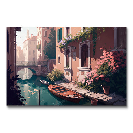 Venice Canal XIII (Board Canvas) Cities Paint by Numbers kit
