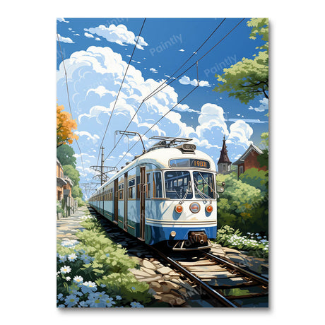 Retro Rail (Diamond Painting) Diamond Painting kit