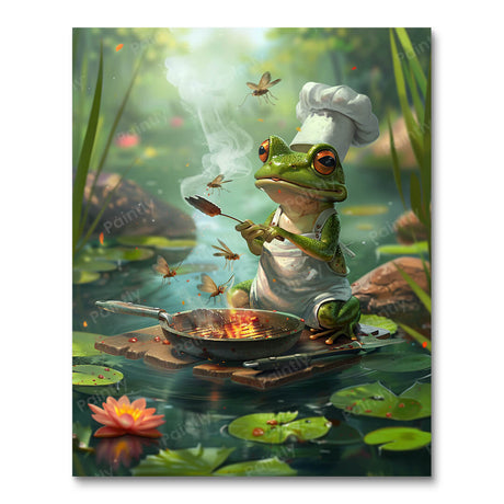 Chef Frogeur On Duty (Diamond Painting) Diamond Painting kit