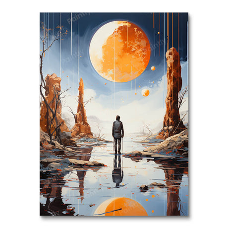 Poster Planet (Diamond Painting) Diamond Painting kit