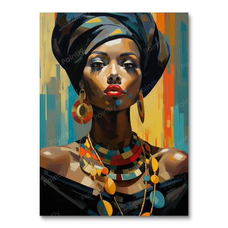 Turbaned Beauty II (Diamond Painting) Diamond Painting kit