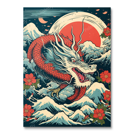 Dragon's Elegance (Diamond Painting) Diamond Painting kit