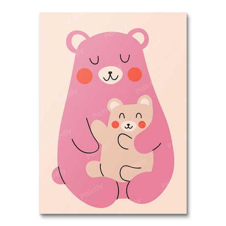 Fuzzy Love Paint by Numbers kit