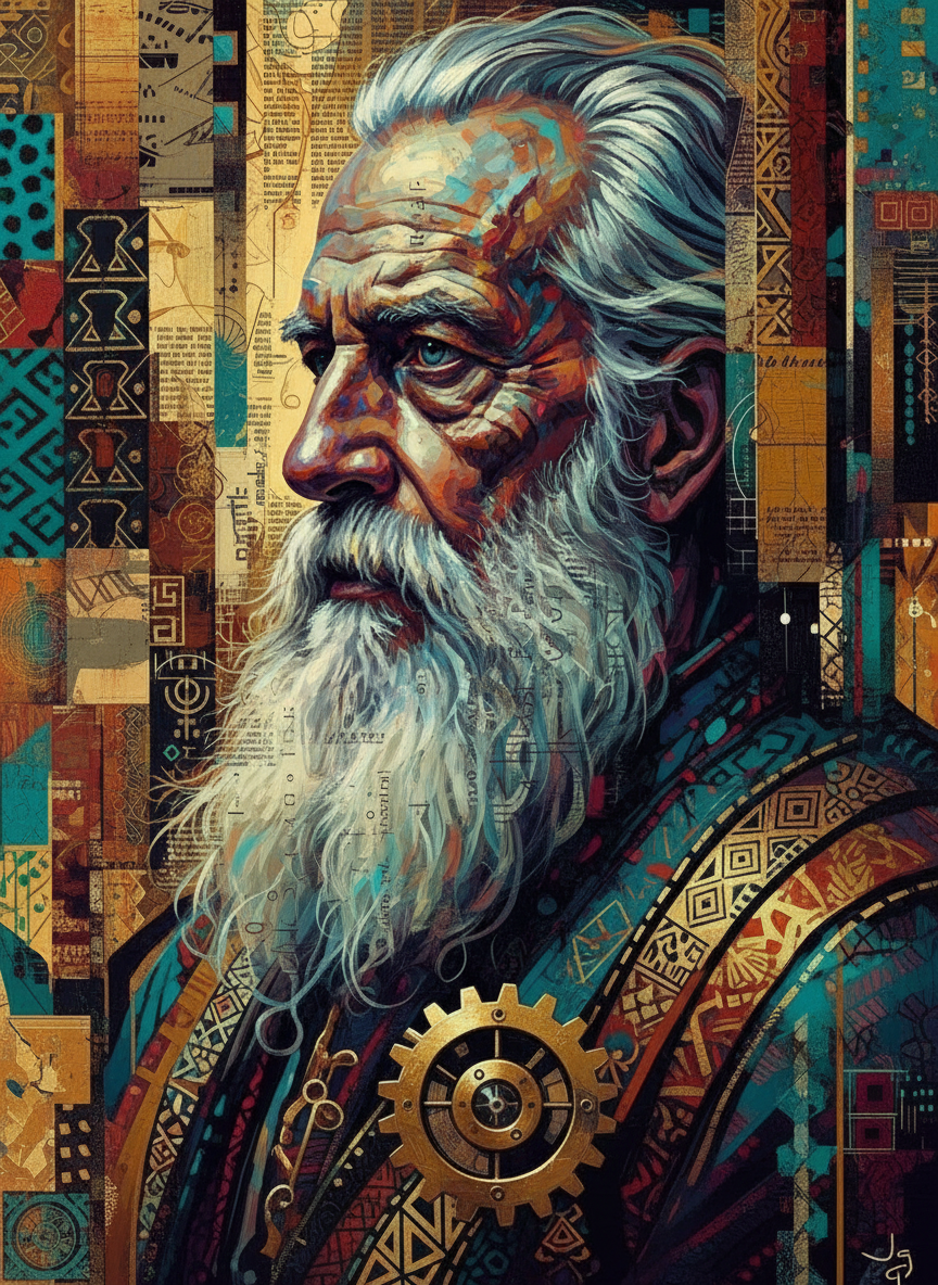 The Mechanist’s Wisdom (100 Color Diamond Painting) Diamond Painting kit