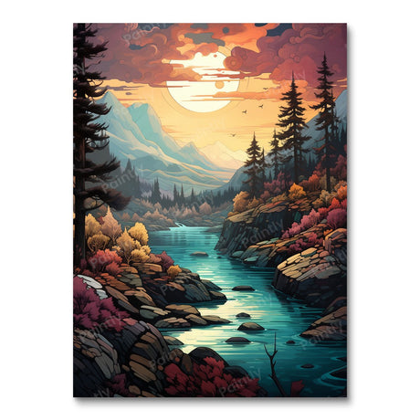 Mountain Mirage (Diamond Painting) Diamond Painting kit