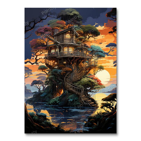 Sunset Sanctuary II (Diamond Painting) Diamond Painting kit