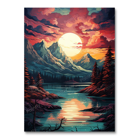 Mountain Mirage II (Diamond Painting) Diamond Painting kit