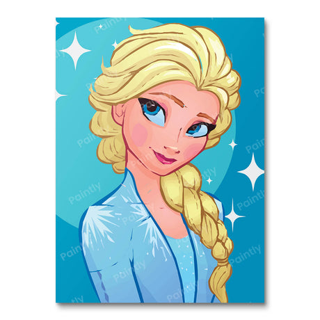 Elsa Paint by Numbers kit