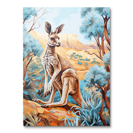 Kangaroo Chillout III (Diamond Painting) Diamond Painting kit