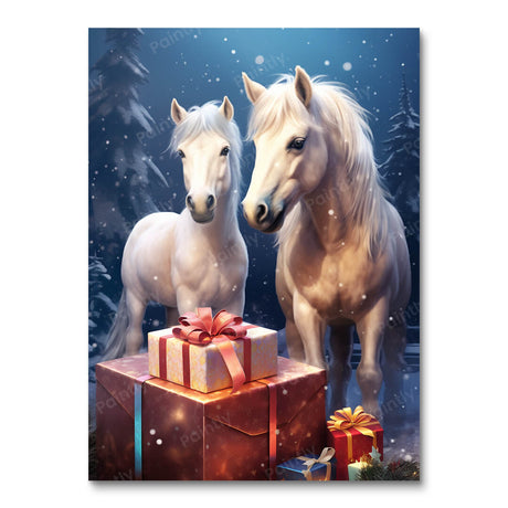 Whimsical Gift Givers People Paint by Numbers kit