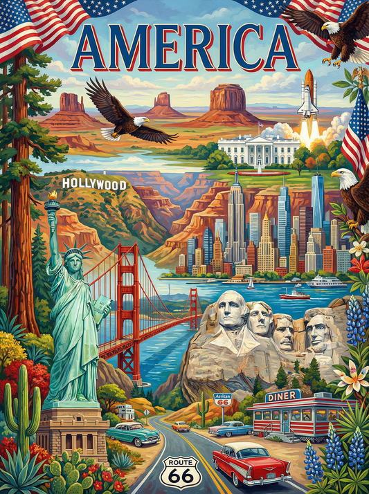 America Iconic Journey (80 Colors)