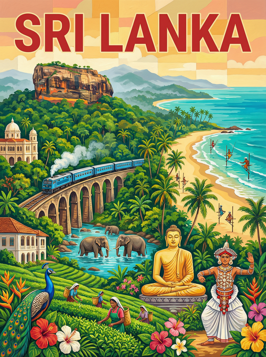 Sri Lanka Tropical Wonders (80 Colors)