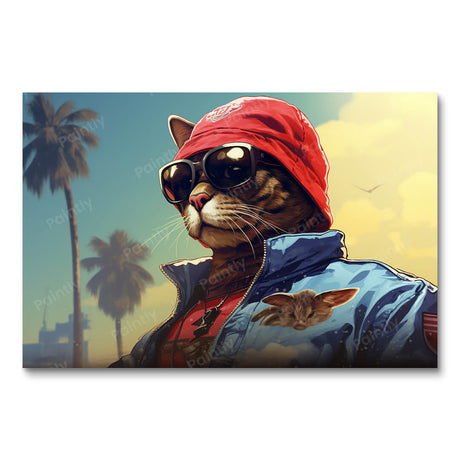 Feline Riders (Diamond Painting) Diamond Painting kit