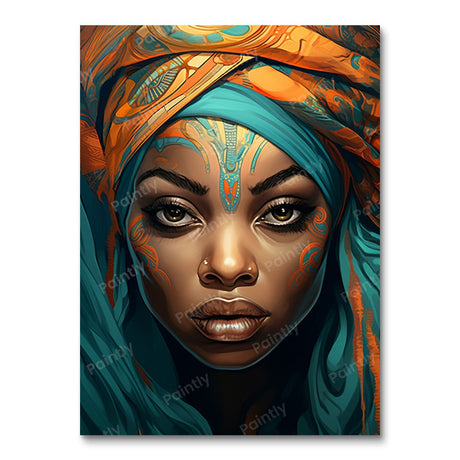 Turbaned Beauty (Diamond Painting) Diamond Painting kit