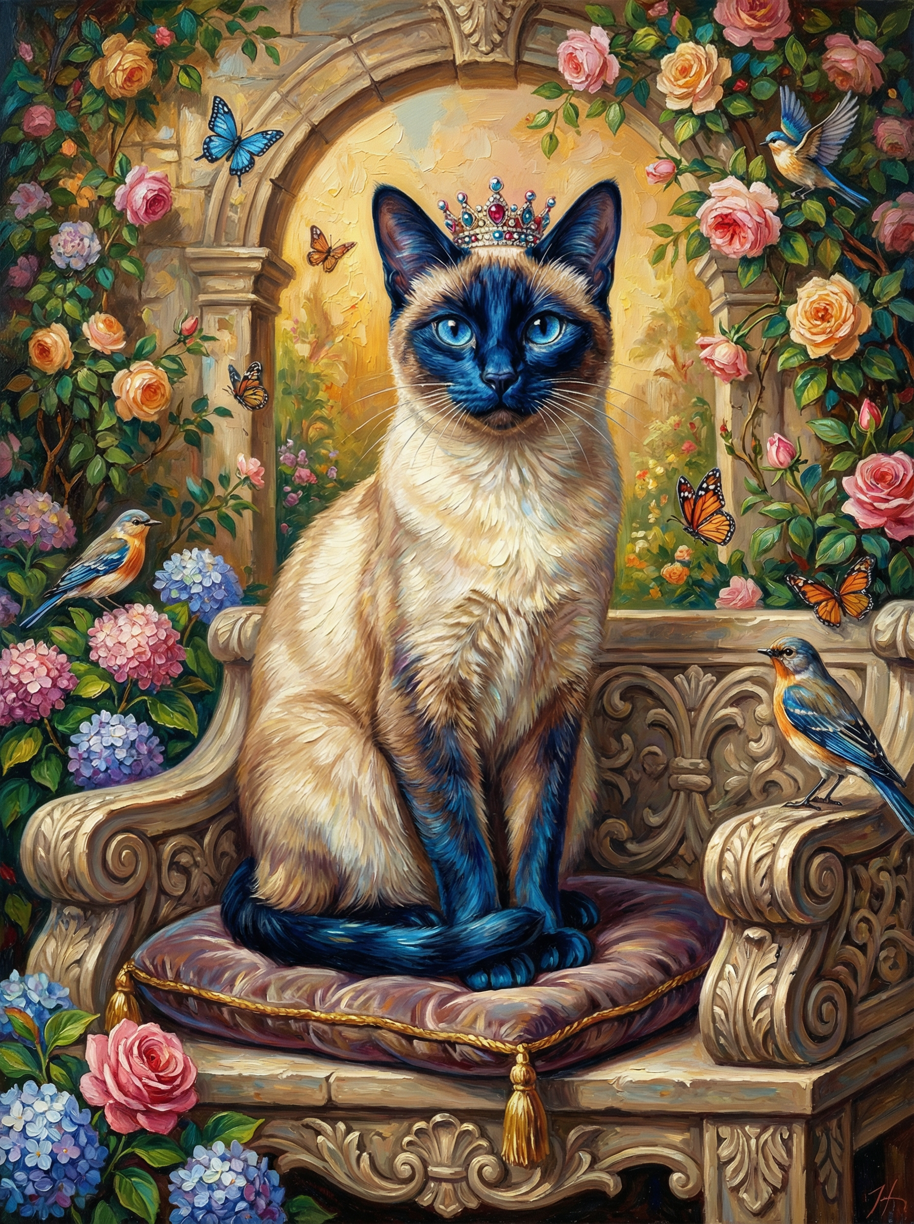Royal Garden Sentinel (Diamond Painting) Diamond Painting kit