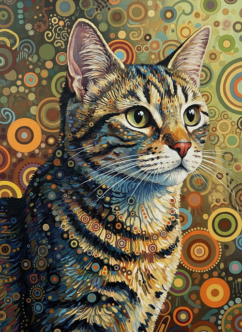 Whiskers in Wonderland (Board Canvas)