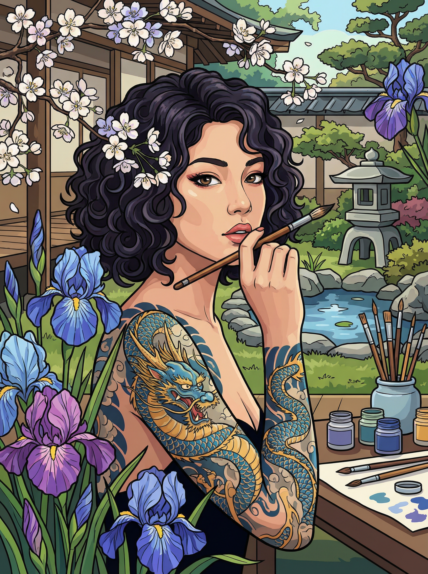 Sakura Dragon Painter (Diamond Painting) Diamond Painting kit