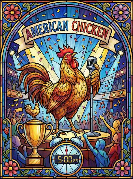 American Chicken Idol (Diamond Painting) Diamond Painting kit