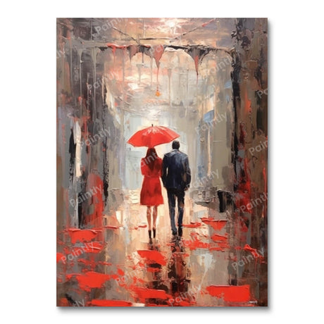 Stroll in the Rain (Diamond Painting) Diamond Painting kit