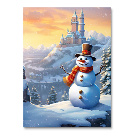 Regal Snowfall People Paint by Numbers kit