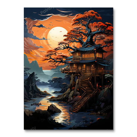 Sunset Sanctuary (Diamond Painting) Diamond Painting kit