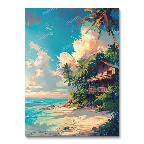 Tropical Seclusion II (Diamond Painting) Diamond Painting kit