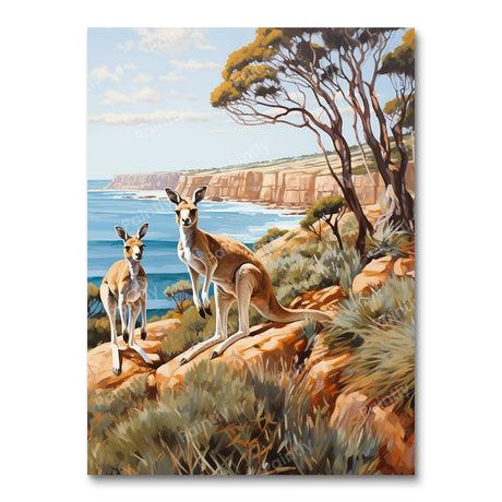 Kangaroo Chillout IV (Diamond Painting) Diamond Painting kit