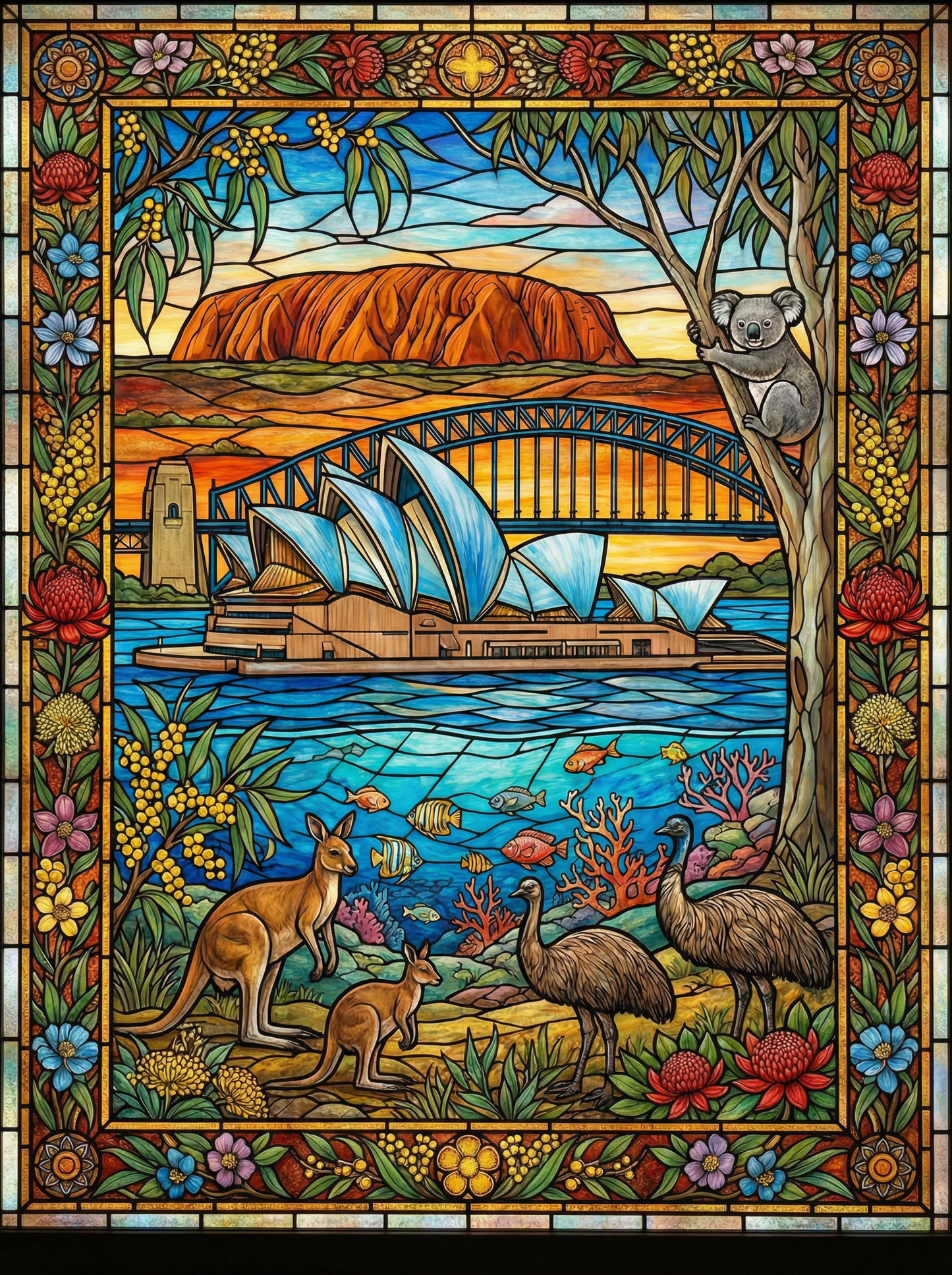 Australia Iconic Panorama (100 Color Diamond Painting) Diamond Painting kit