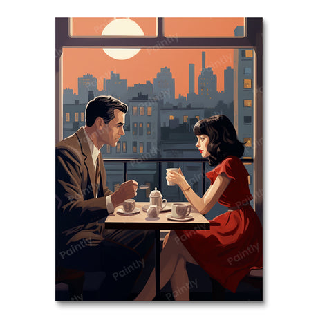 Literary Conversations I (Diamond Painting) Diamond Painting kit