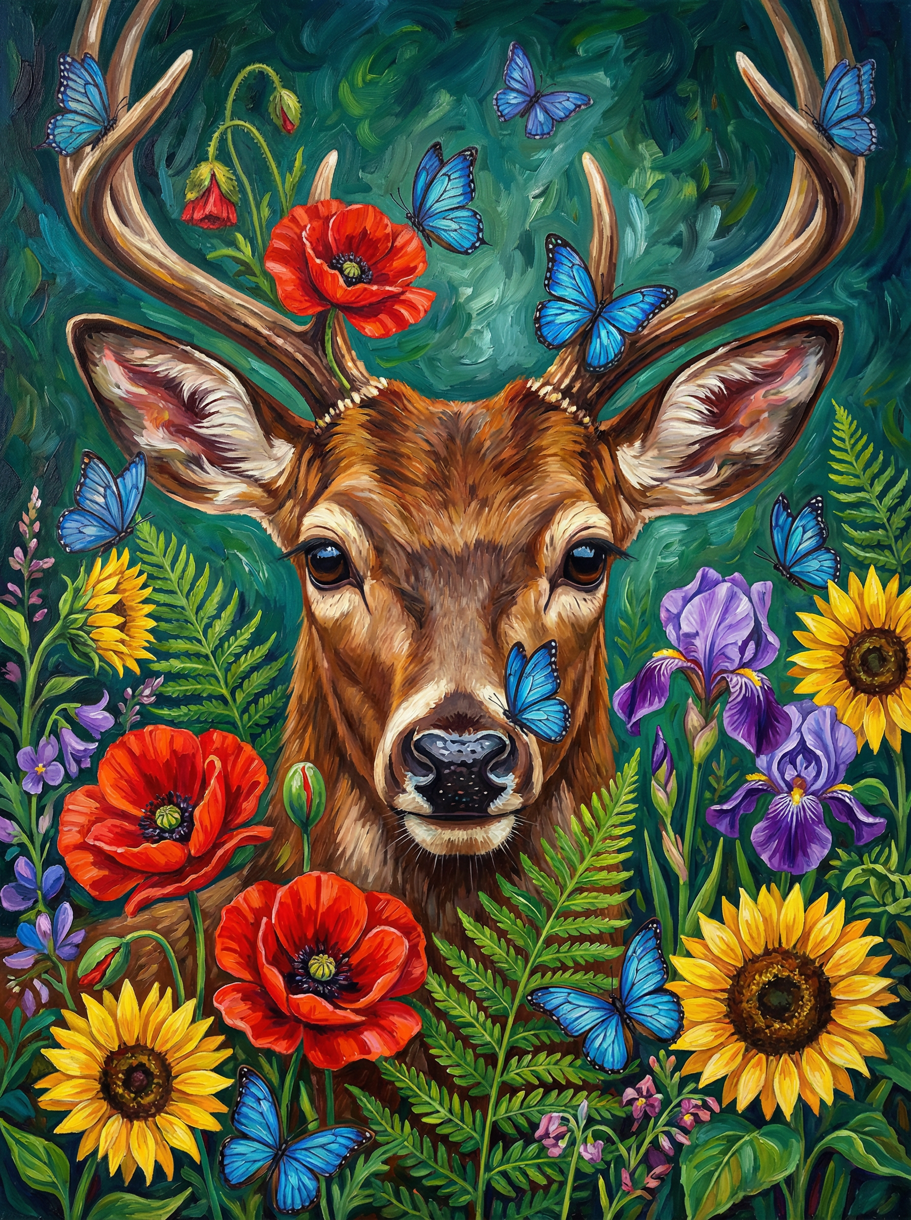 Bluewood Stag (Diamond Painting) Diamond Painting kit