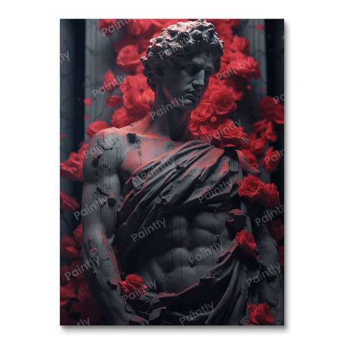 The Blooming Ancient Statue