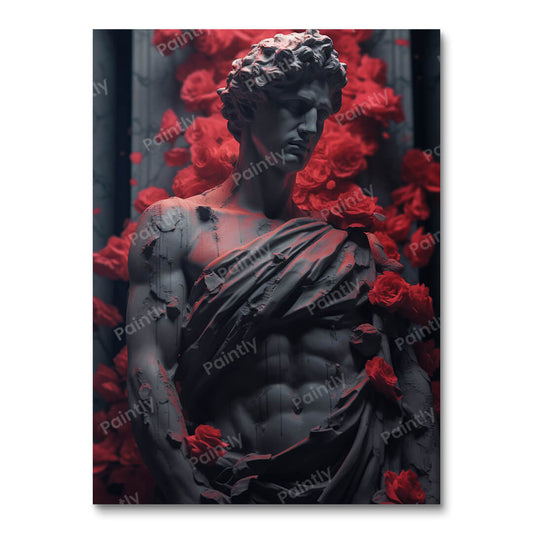 The Blooming Ancient Statue