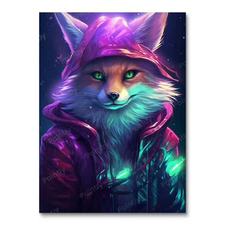 Neon Fox's Enigma II People Paint by Numbers kit