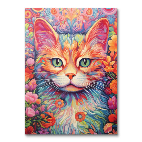 Psychedelic Cat I (Diamond Painting) Diamond Painting kit