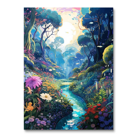 Enchanted Stream People Paint by Numbers kit